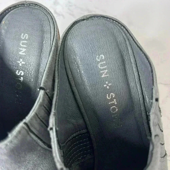 Sun + Stone Womens Deyzaa Metallic Pointed Toe Mules Size 6.5 - Picture 6 of 12